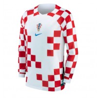 Camiseta Croacia Primera Equipación Mundial 2022 manga larga